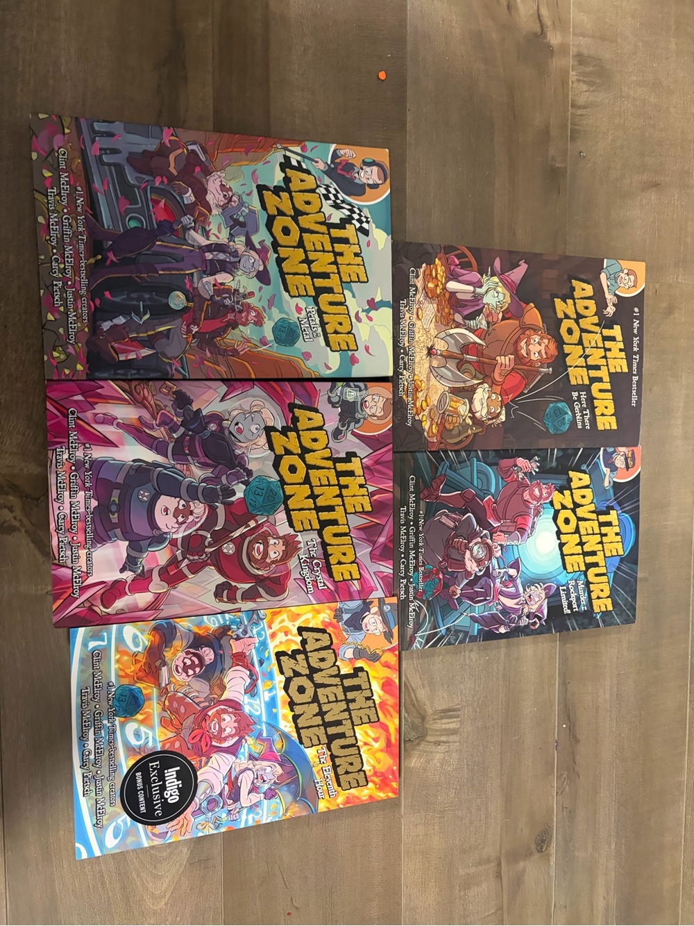 Graphic Novel Set - The adventure zone books 1-5